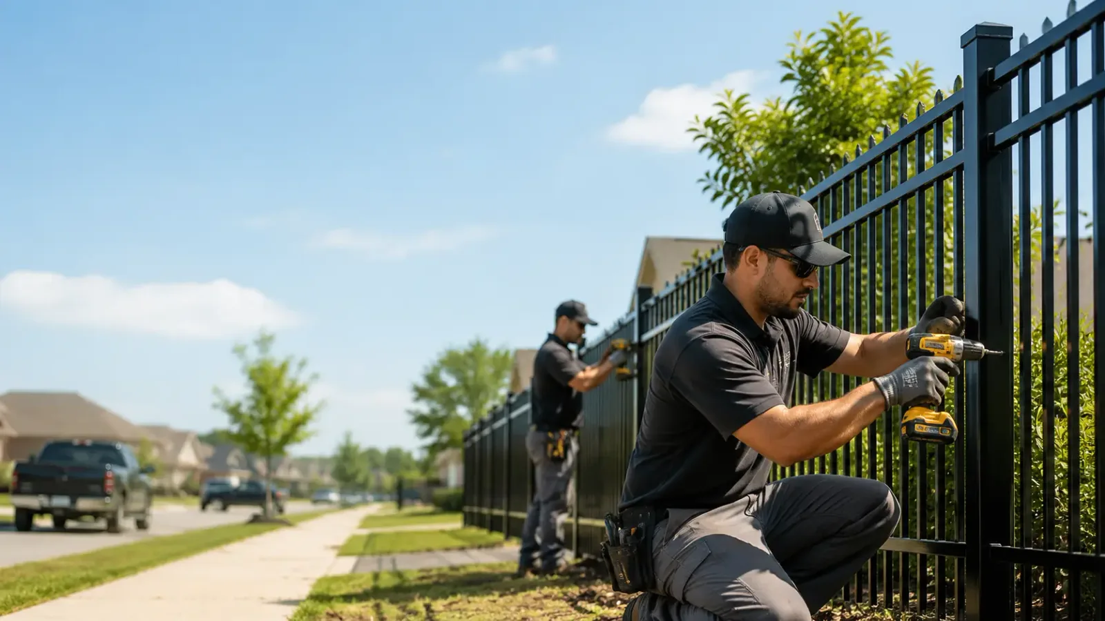 Metal Fence Installation in Walnut, IA